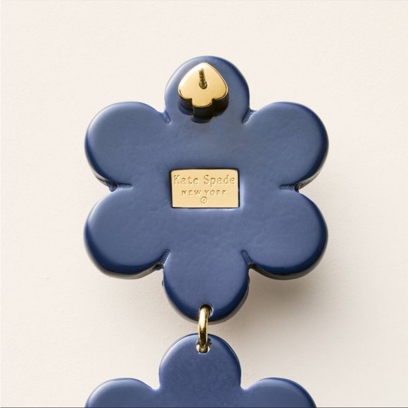 kate spade new york x Target - Blue Floral Linear Earrings Limited Edition - Picture 4 of 6